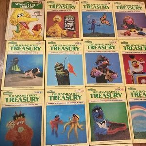 Sesame Street Treasury Book Collection - Yellow, Blue, Red